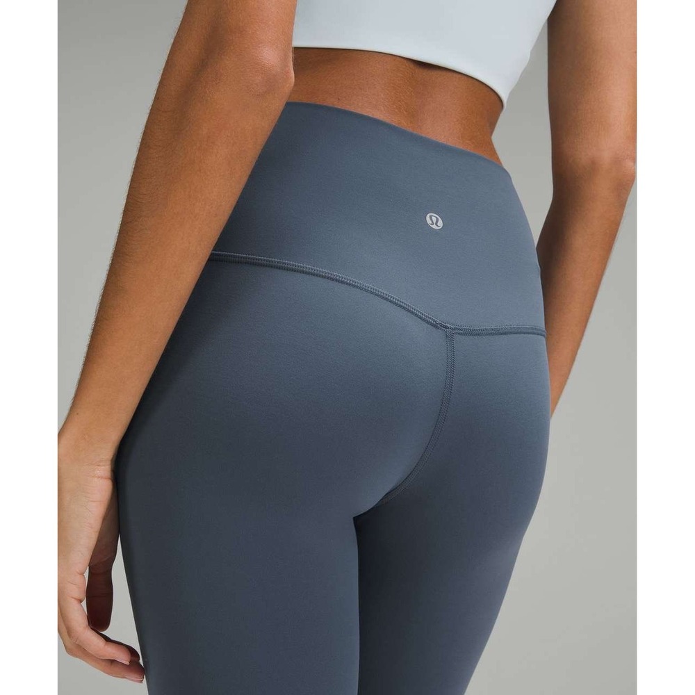 Lululemon Align High-Rise Pant 25 Iron Blue Nulu Yoga Leggings LW5CTES Size 4